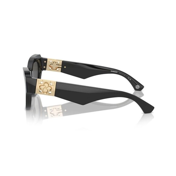 New Authentic  BURBERRY Grey Cat Eye BE4423 4112/87 Sunglasses Women - Picture 3 of 6